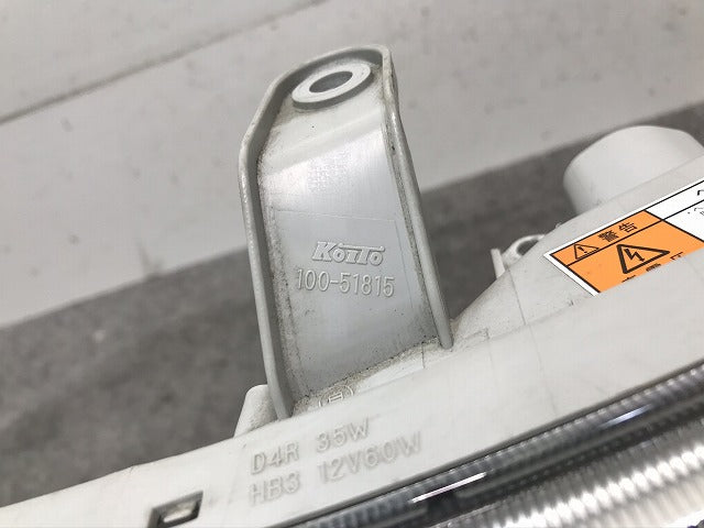 タント L350S/L360S 純正 左ヘッドライト/ランプ キセノン HIDレベライザー KOITO 100-51815 ダイハツ(104872)