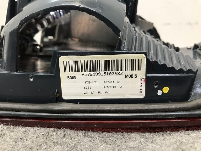 3シリーズ F30/F31 純正 左テールランプ/ライト/レンズ 183611-12/7259915-10 BMW(107831)