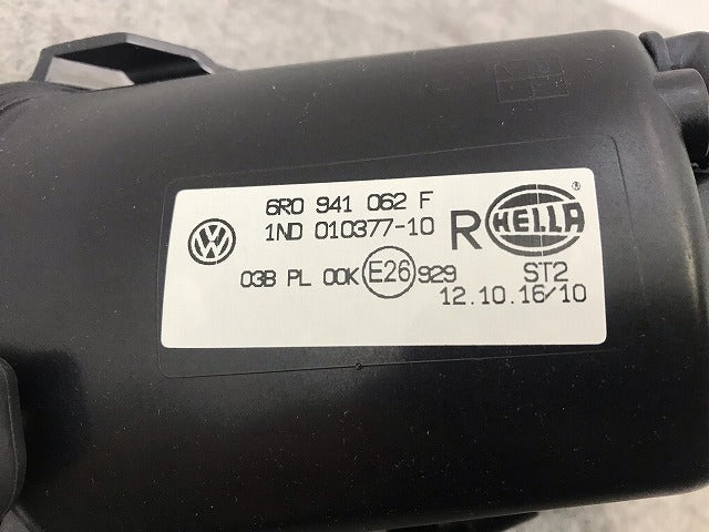 新品! ポロ/POLO 6R系 2015~2018 純正 右フォグランプ/ライト/レンズ HELLA 6R0 941 062 F 6R0941062F フォルクスワーゲン(107860)