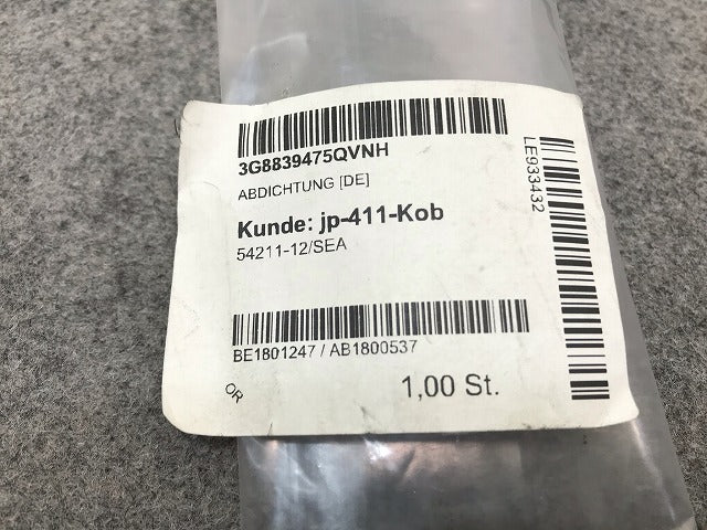 新品! アルティオン 3H系 2017-2020 純正 左リアウィンドウ スロットルシール 3G8 839 475 Q VNH 3G8839475QVNH メッキ(108719)