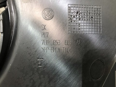 新品! トゥアレグ 7L系 2007-2010 純正 左クーリングエアグリル 7L6853663H フォルクスワーゲン(109528)