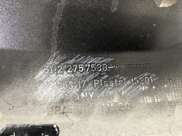 クロスオーバー R60 純正 リアスポイラー リアスカート 5112 275 7538- 黒 ミニ(109867)