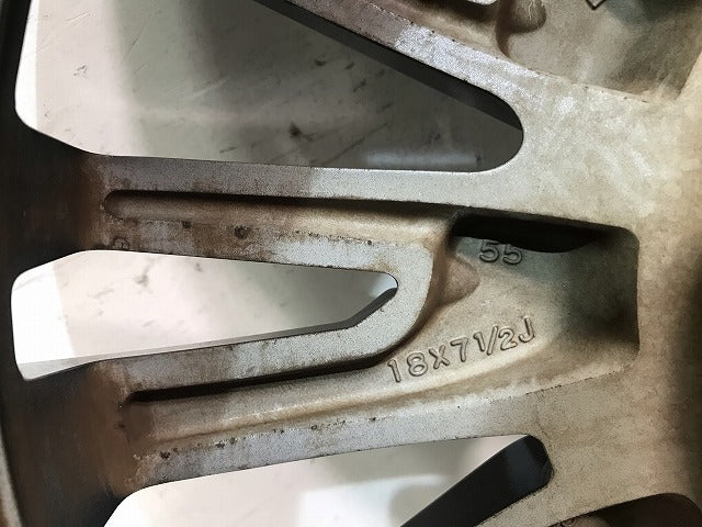 エルグランド ハイウェイスター E52/PE52/PNE52 純正 後期 ホイール 1本のみ 18x7.5J/ET55/5穴/PCD114.3/ハブ径63mm/3GP3A 日産(110356)