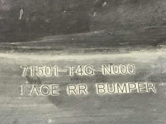 N-ONE/Nワン JG1/JG2 純正 リアバンパー 71501-T4G-N000 ミッドナイトブルービームメタリック カラーNo.B610M ホンダ(110422)