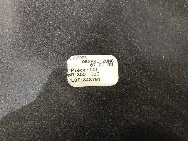 Aクラス W168 純正 右フロントフェンダー A 1688800418 銀 メルセデスベンツ(111593)