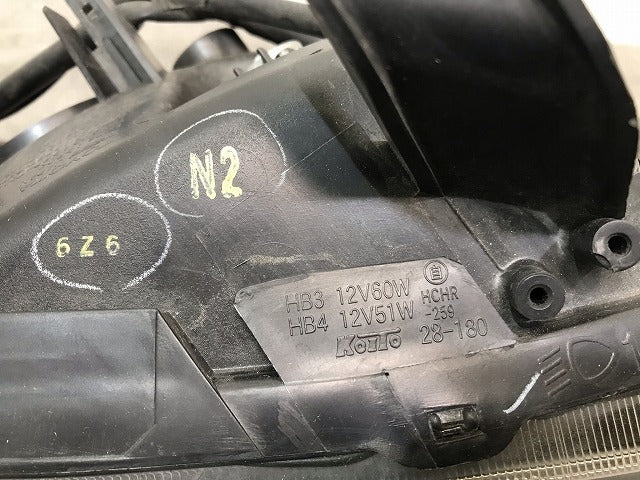 ノア/NOAH/60系/AZR60G/AZR65G 純正 後期 右ヘッドライト/ランプ ハロゲン KOITO 28-180 トヨタ (112099)