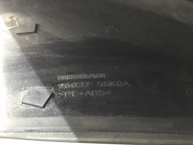リーフ ZE1 純正 左リアスポイラー 96037 5SK0A ブラック 日産(112617)