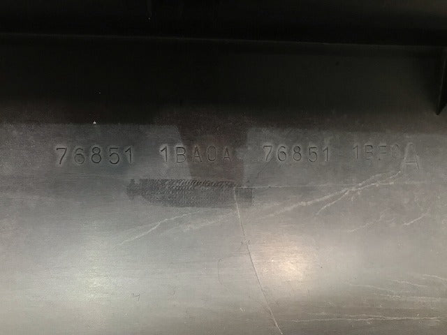 スカイライン/クロスオーバー J50/NJ50 純正 左サイドステップ/サイドスカート 76851 1BA0A/1BF0 素地 日産(113856)