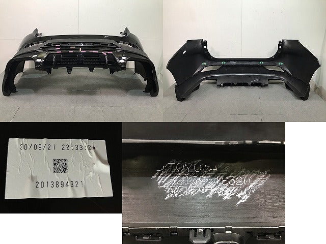 ハリアー/ハイブリッド 80/AXUH80/AXUH85/MXUA80/MXUA85 純正 リアバンパー/スポイラー付 エムズスピード/M’zSPEED 52159-48320 202(114138)