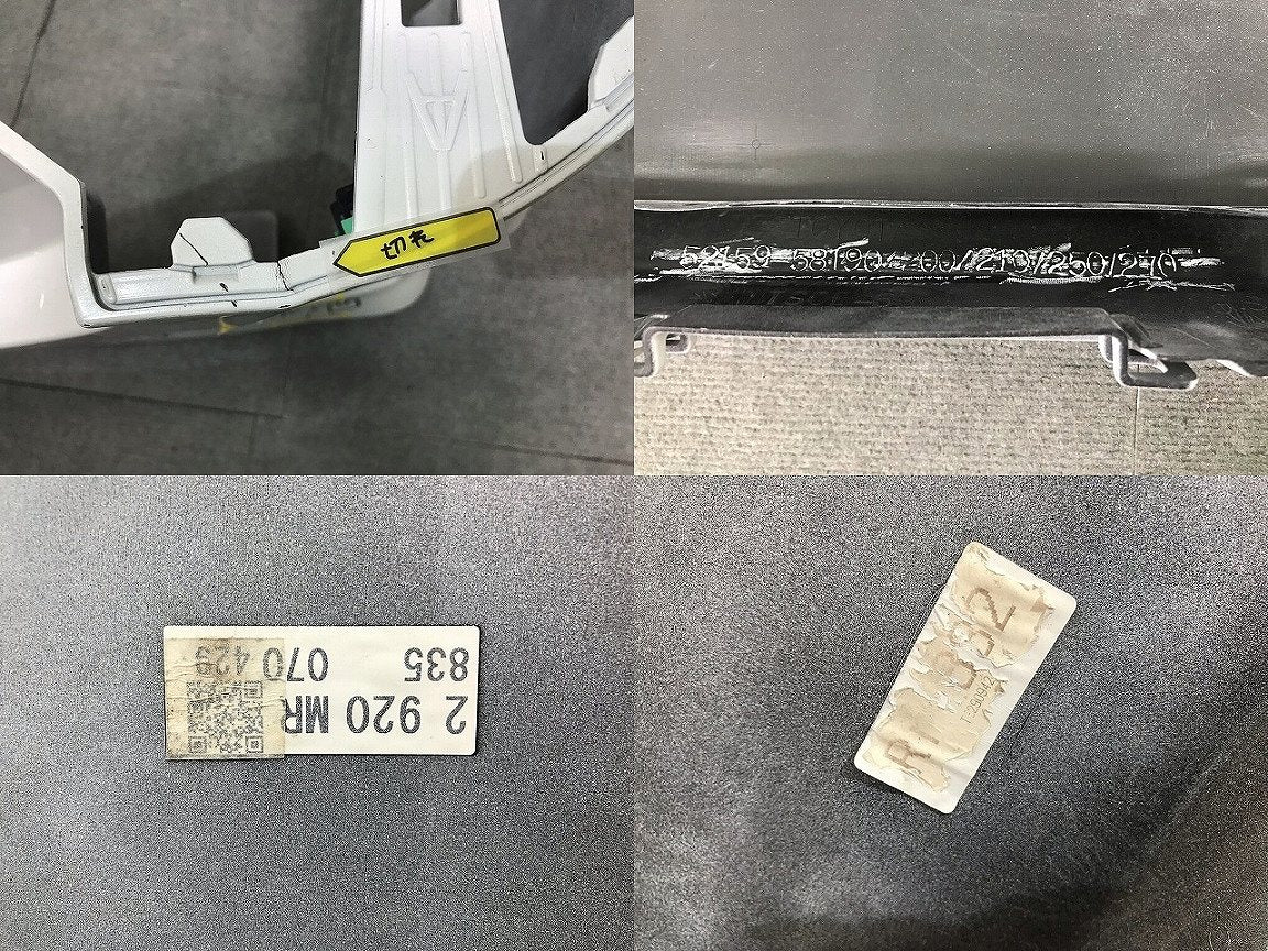 ヴェルファイア/Z/アルファード/S 30系/AGH30W/AGH35W/GGH30W/GGH35W/AYH30W 純正 リアバンパー 52159-58190 ホワイトパール070(114145)