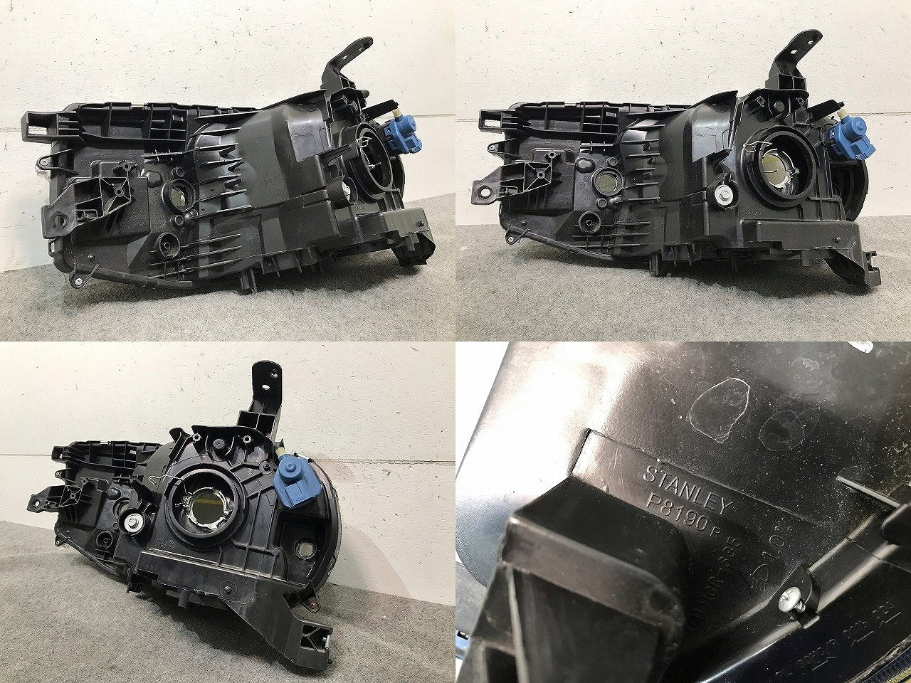 キューブ Z12/NZ12 純正 右ヘッドライト/ランプ ハロゲン レベライザー STANLEY P8190 26015-1FA0C 日産(114345)