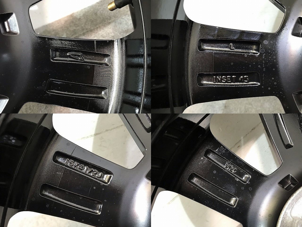 タント カスタム LA600S/LA610S 純正 ホイール 1本のみ 15x4.5J/ET45/4穴 4H/PCD100/ハブ径56mm ダイハツ (115638)
