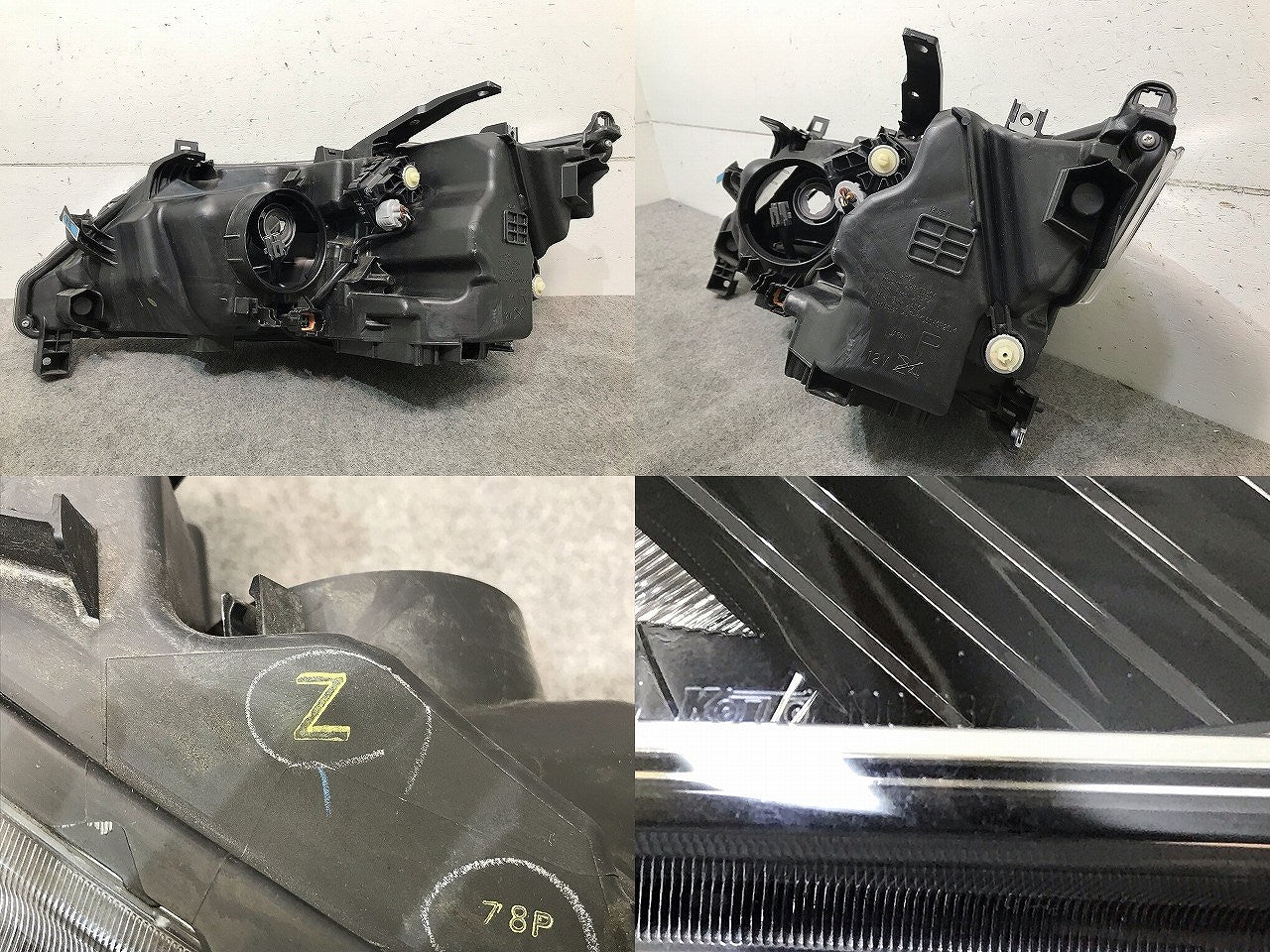 セレナ ハイウェイスター C27/GC27/GFC27/GNC27/GFNC27 純正 前期 右ヘッドライト LED レベライザー 刻印Z KOITO 100-23721 (115659)