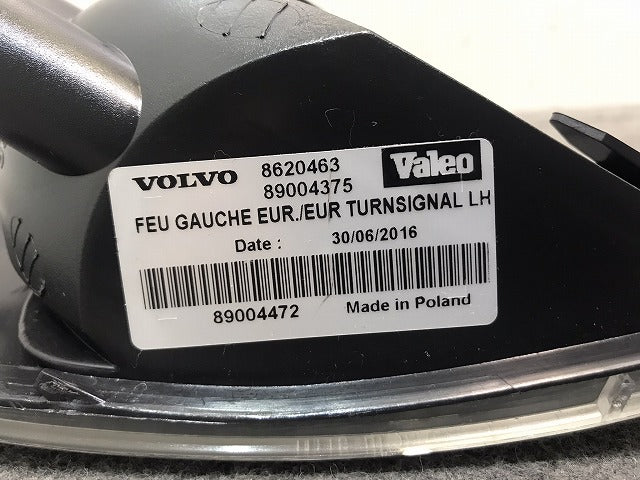 新品! S80 TB系/2004-2006 純正 左 フラッシャーランプ サイドマーカー VALEO 8620463 V8620463 ボルボ (117051)