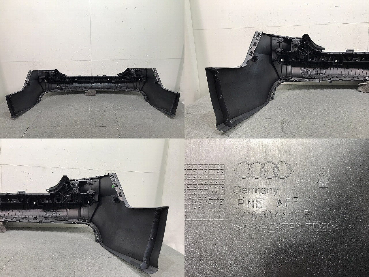 新品! A7 4G/2011-2014 純正 リアバンパー 4G8 807 511 4G8807067TGRU サフ アウディ/Audi (117116)