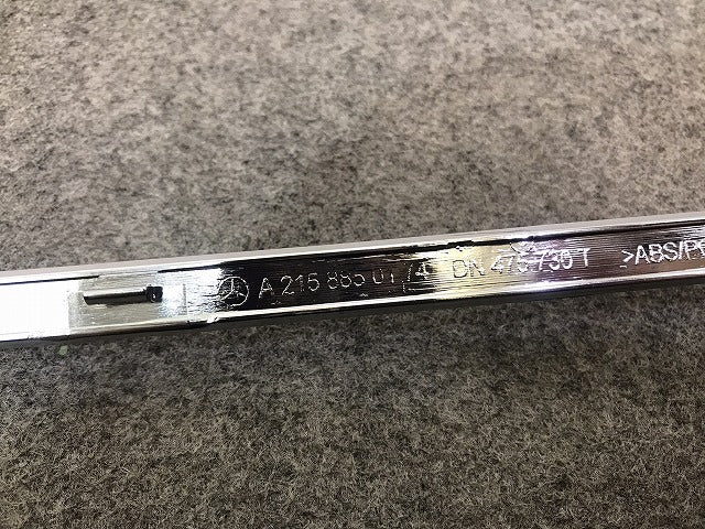 新品! CLクラス/C215 1999-2006 純正 左リアバンパー メッキモール A 215 885 01 74 2158850174 メッキ メルセデスベンツ (117237)