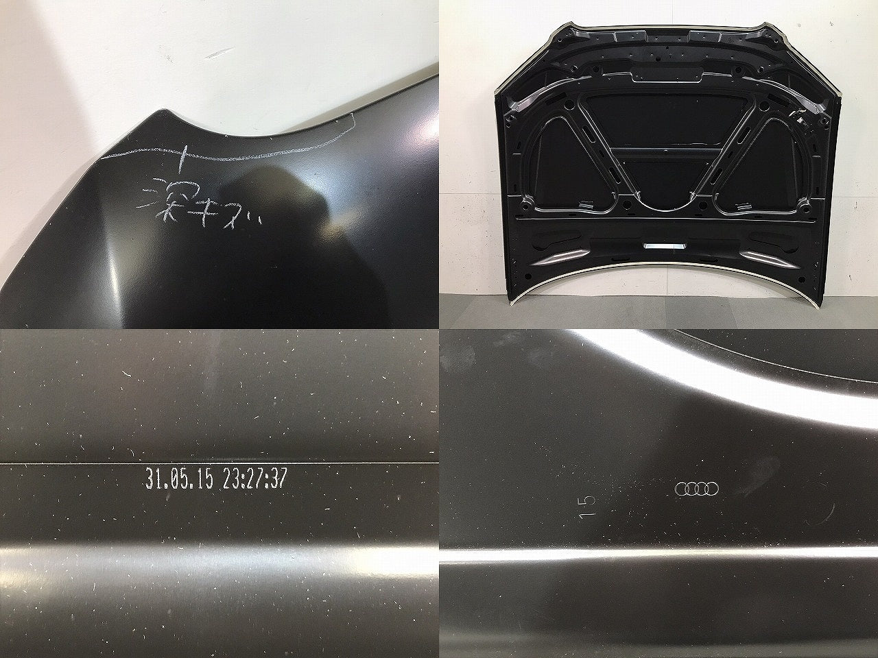 新品! A4(B7)8E/2005-2008 純正 ボンネット/エンジンフード 未塗装 アウディ (117488)