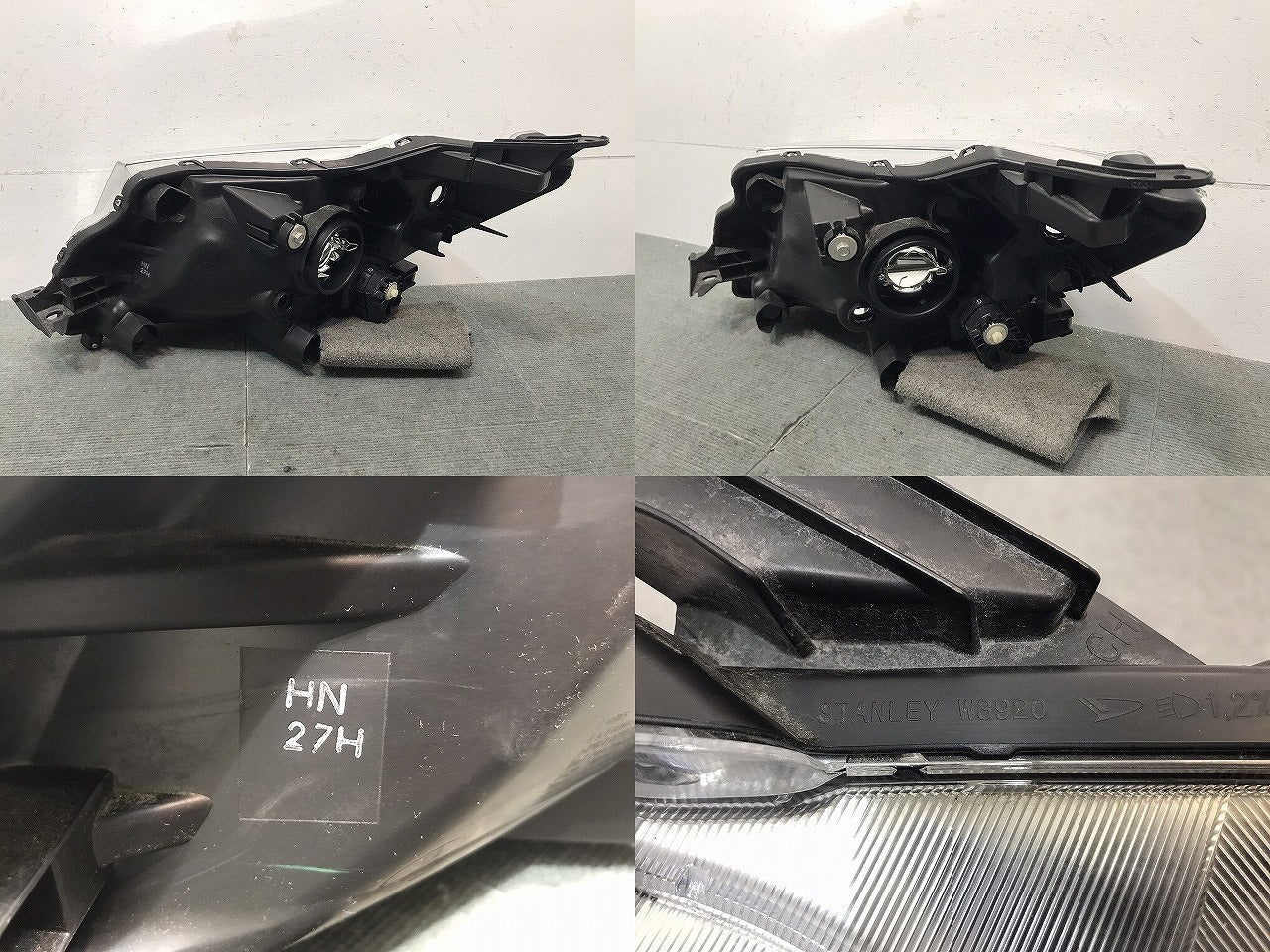 ルーミー/ジャスティ/M900A/M910A/M900F/M910F 純正 前期 右ヘッドライト/ランプ ハロゲン レベライザー STANLEY W3920 トヨタ (119662)