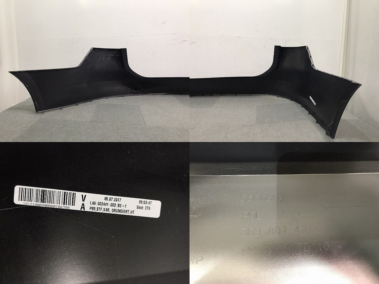 新品! パサートヴァリアント/3C 系 純正 リアバンパー 3G9 807 421 3G9807417 GRU サフ フォルクスワーゲン VW (119695)