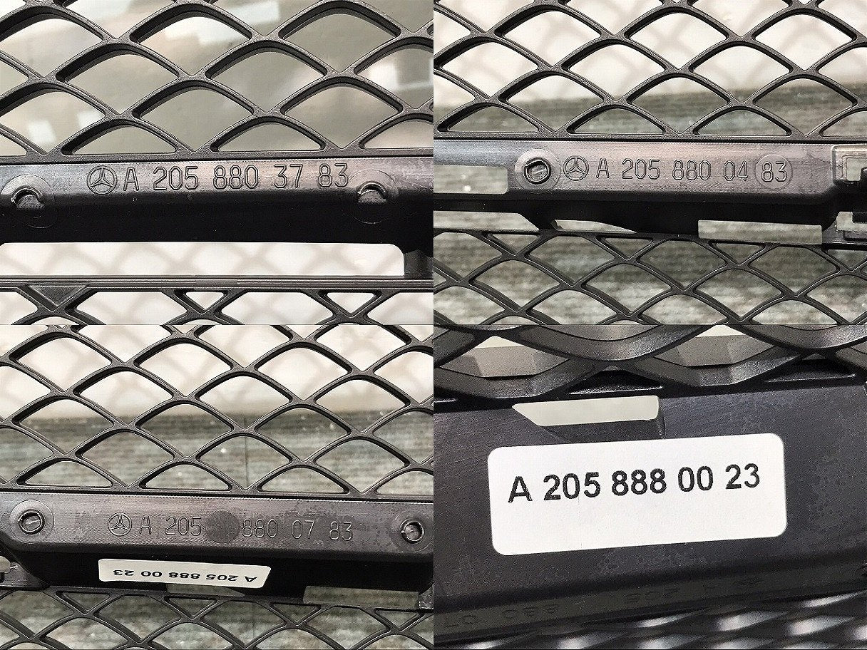 新車取り外し Cクラス/W205 純正 前期 フロントグリル/ラジエターグリル/ラジエーターグリル A 205 880 37 83 A2058880023 ベンツ (119933)