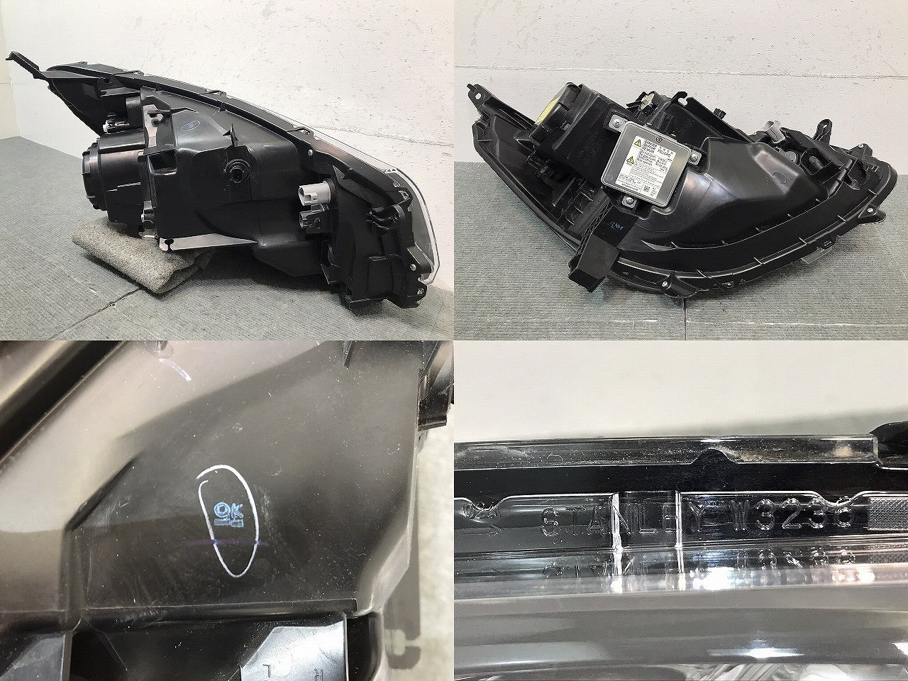 eKワゴン/B11W 純正 後期 左ヘッドライト/ランプ キセノン HID レベライザー バラスト STANLEY W3236 三菱 (121404)
