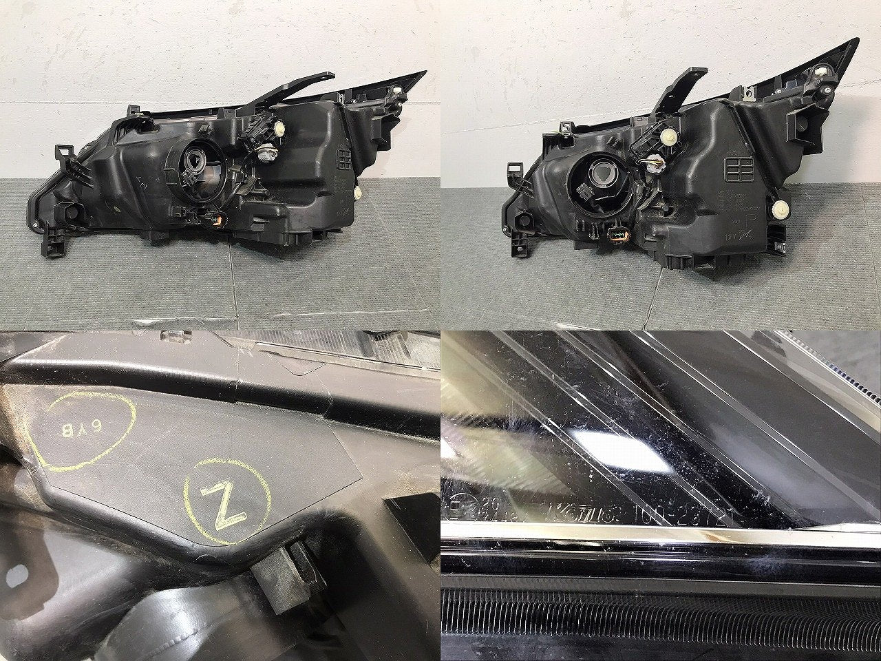 セレナ ハイウェイスター/C27/GC27/GFC27/GNC27/GFNC27 純正 前期 右ヘッドライト LED レベライザー 刻印Z 100-23721 カラー G41 (121435)