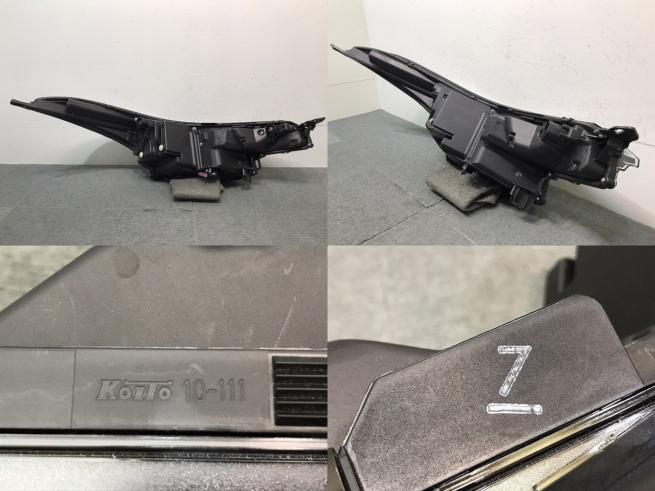C-HR/CHR/ZYX10/ZYX11/NGX50/NGX10 純正 中期 左ヘッドライト/ランプ LED 刻印7 KOITO 10-111 81185-10A20 トヨタ (121436)