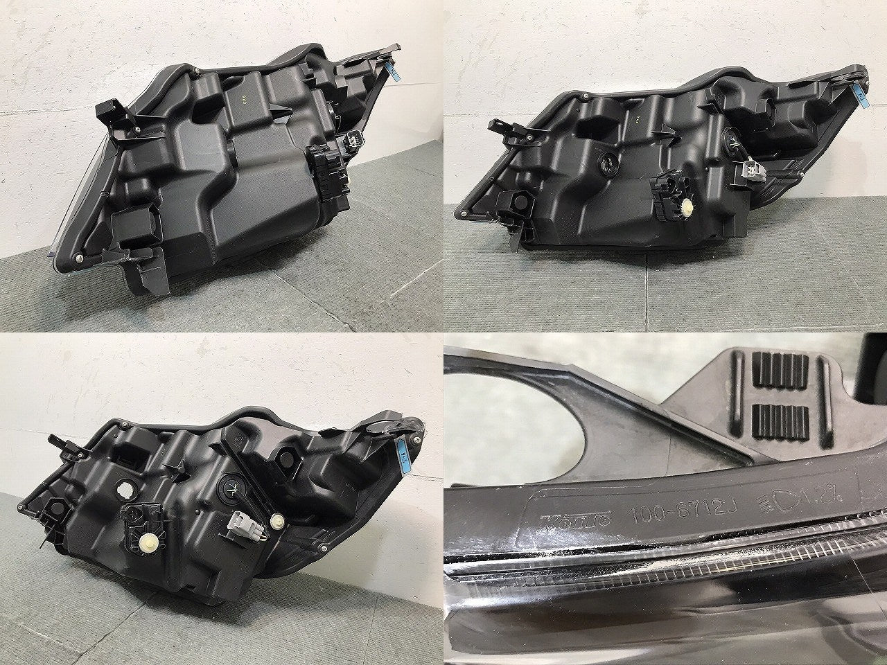 デイズルークスハイウェイスター/ekスペースカスタム/B21A/B11A 純正 後期 右ヘッドライト ハロゲン レベライザー KOITO 100-6712J(121490)