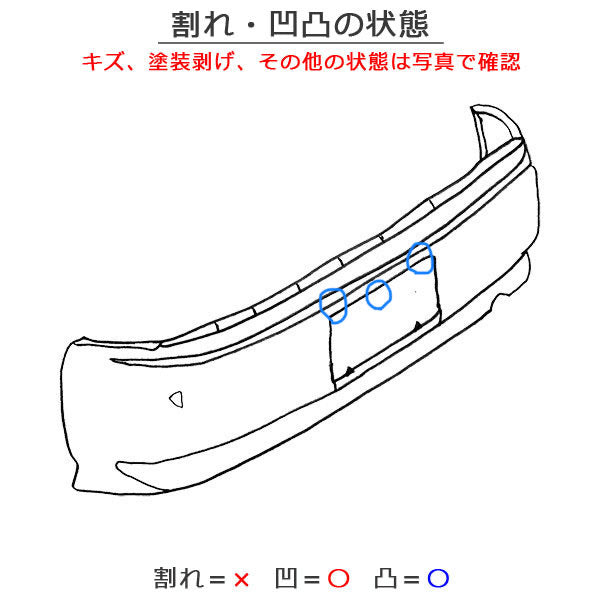 ハリアー/ハイブリッド MXUA80/MXUA85/AXUH80/AXUH85 純正 リアバンパー 52159-48320/52159-48330 52159-48965 ブラック(125216)