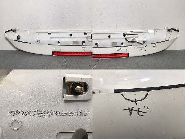 オデッセイ RA6/RA7/RA8/RA9 純正 リアスポイラー ルーフスポイラー/ウィング 74902-S3NA-0000 プレミアムホワイトパール NH624P(125359)