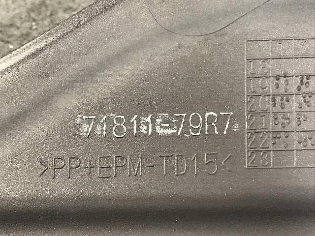 スペーシア/ギア/フレアワゴンタフスタイル MK53S/MM53S 純正 リアバンパー 71811-79R7 デニムブルーメタリックガンメタリック Y4E(125422)