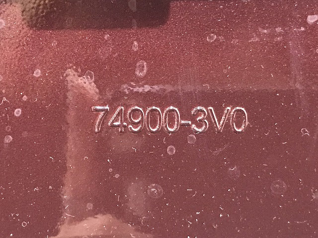 新車外し!ZR-V/ZRV RZ3/RZ4/RZ5/RZ6 純正 リアスポイラー/ルーフスポイラー/ウィング 74900-3V0 クリスタルガーネット R578M(125751)