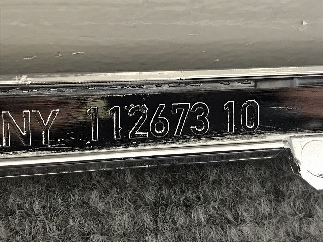 新品!7シリーズ E65/2000-2007 純正 リア バンパーモール センター 51.12-7 033 417 51127033417 メッキ BMW(125972)