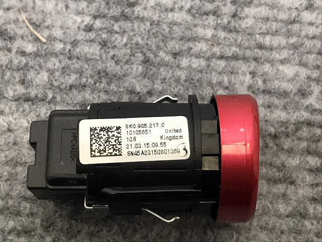 新品!A5/S5/Q5/A4/S4 8K/8R/8F 純正 スタート&ストップ スイッチ 8K0 905 217 C 8K0905217C アウディ(126210)