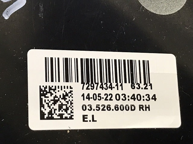 新品!MINI/ミニ F55/F56/F57 純正 前期 右 テールランプ/ライト/レンズ ハロゲン 7297434-11 (126884)