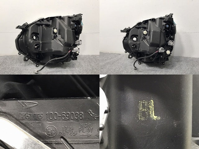 ムーヴ/キャンバス/キャンパス LA800S/LA810S 純正 右 ヘッドライト/ランプ LED レベライザー 刻印8L KOITO 100-69038 ダイハツ(127764)
