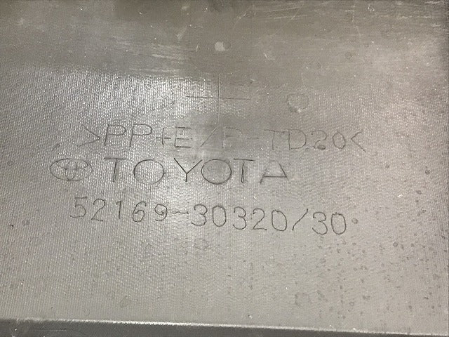 新車取り外し!クラウン クロスオーバー TZSH35/AZSH35 純正 リア スポイラー/アンダースポイラー/ディフューザー 52169-30320/30 素地 トヨタ(127789)