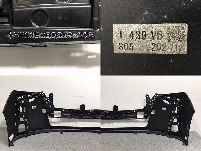 アルファード/S/ハイブリッド 30/AGH30W/AGH35W/GGH30W/GGH35W/AYH30W 純正 後期 フロントバンパー 52119-58610/20 ブラック 202(128136)