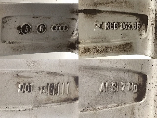 Q3 8U系 純正 ホイール 1本のみ 17x7J/ET43/5穴 5H/PCD112/ハブ径56mm 8U0 601 025 S 8U0601025S アウディ(128335)