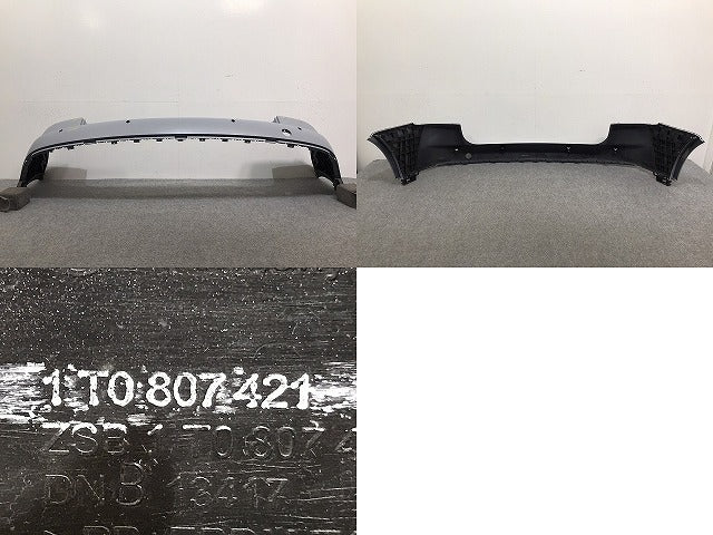 新品!トゥーラン 1T系 純正 リア バンパー 1 T0 807 421 1T0 807 417 A GRU/1T0807417AGRU サフ フォルクスワーゲン(128552)