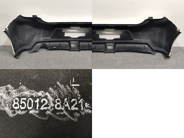 マーチ/NISMO ニスモ/ニスモ S K13/NK13/K13改 純正 後期 リア バンパー 85012 8A21 ブリリアントホワイトパール QAB 日産(129333)