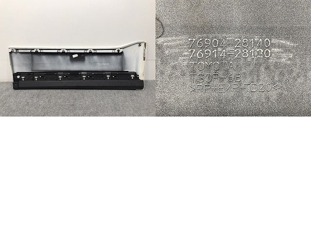 ヴォクシー/ノア/Si/ZS 80/ZRR80W/ZRR85W/ZWR80W 純正 左フロントドア サイドパネル 76904-28140/76914-28120 ホワイトパール 070(129979)