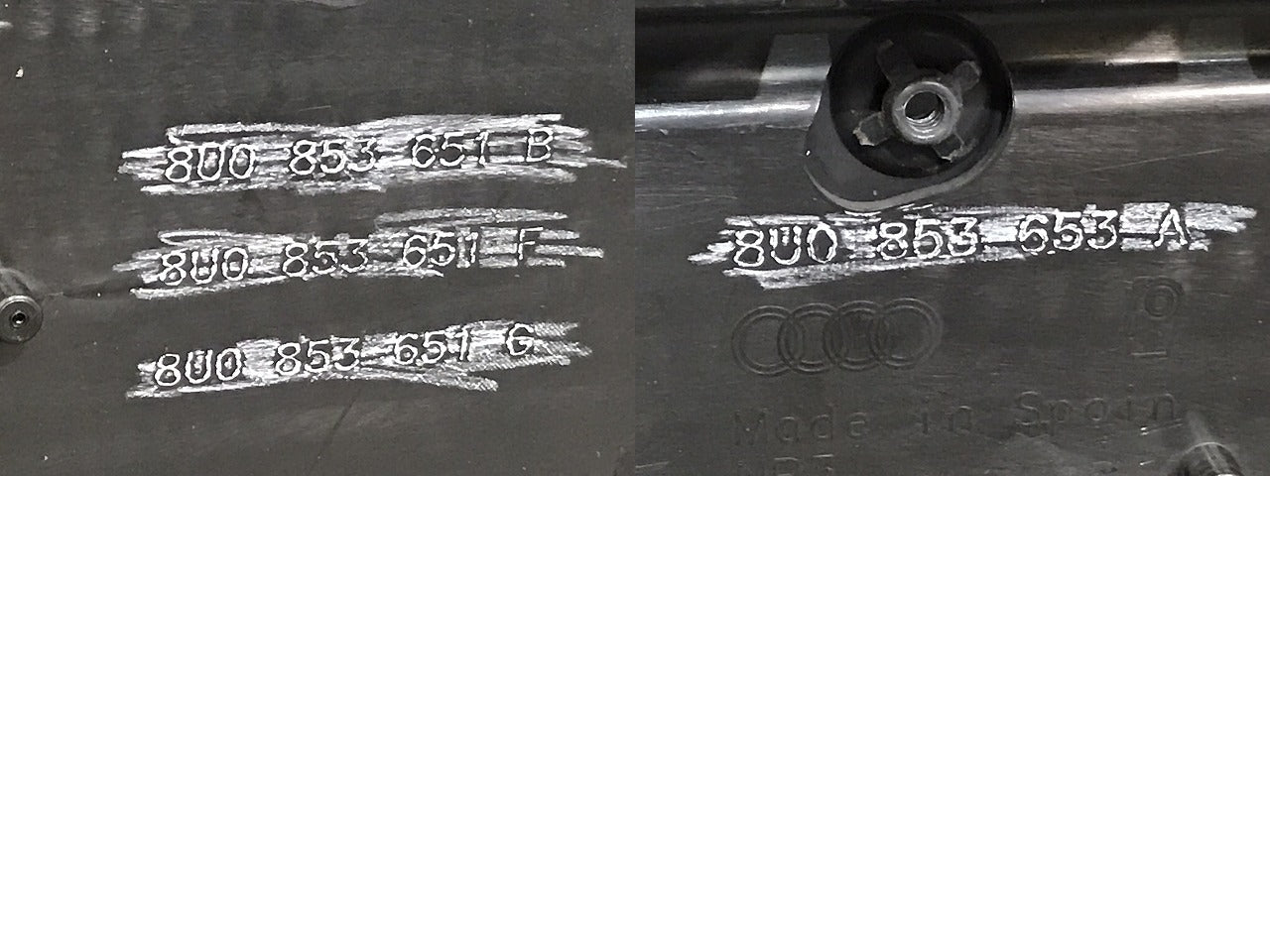 Q3 8U系/2015-2018 純正 後期 フロント グリル/ラジエーターグリル 8U0 853 653 A/8U0 853 653 B/F/G アウディ(130045)
