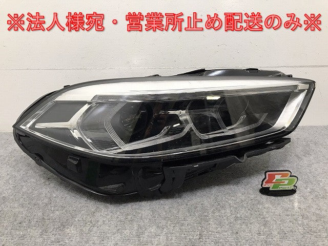 ジャンク!1シリーズ F40 純正 右 ヘッドライト ランプ LED VALEO 63.11