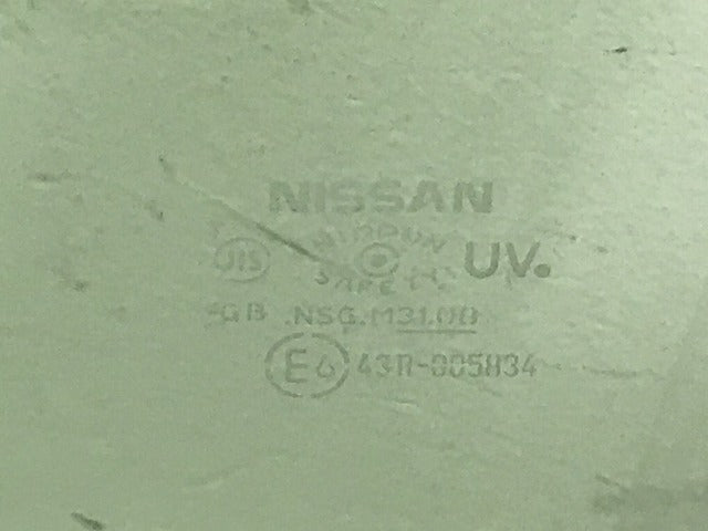 ノート/NOTE E12/HE12/NE12/SNE12 純正 左 フロント ドア ガラス 43R-005834 日産(130800)