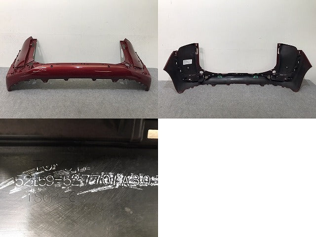 シエンタ 170系/NHP170G/NSP170G/NSP172G/NCP175G 純正 リア バンパー 52159-52770/A80 レッド メタリック トヨタ(131368)
