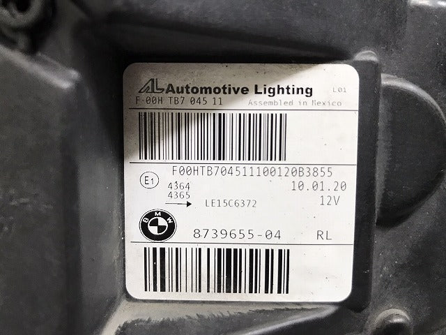 ジャンク!X3 X4 シリーズ G01 G02 純正 前期 左 ヘッドライト ランプ LED AL Automotive Lighting 8739655-04 BMW(131378)