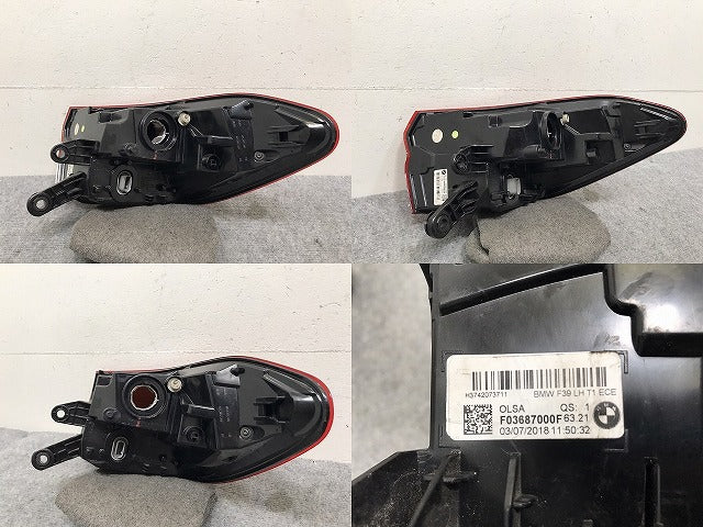 X2 シリーズ F39 純正 左 テールランプ ライト レンズ LED F03687000F BMW(131850)