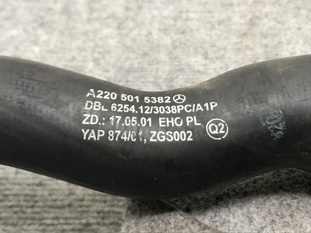 新品!Sクラス W220 純正 ラジエーターホース/アッパーホース A220 501 5382 2205015382 メルセデスベンツ(133291)