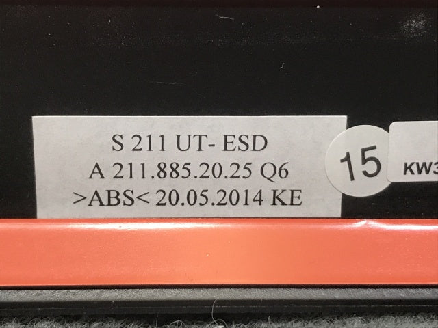 新品!Eクラス W211 純正 リア バンパー ロア パネル A 211.885.20.25 Q6 A2118852025 素地 メルセデスベンツ(133298)